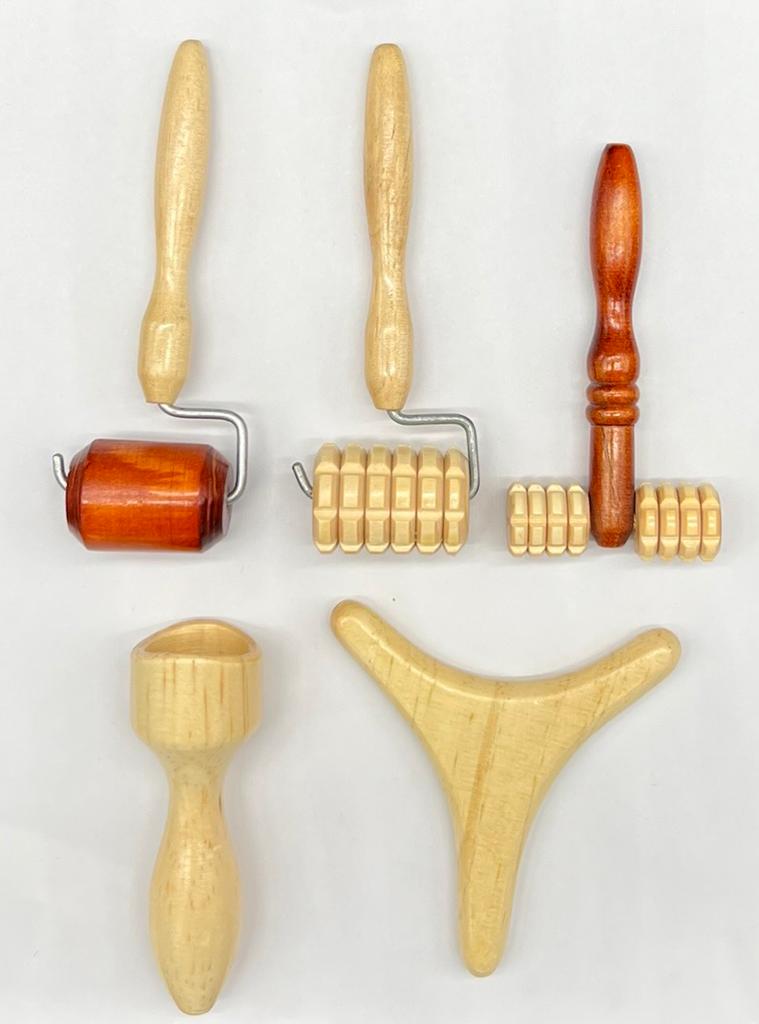 Wood Facial Tool Kit