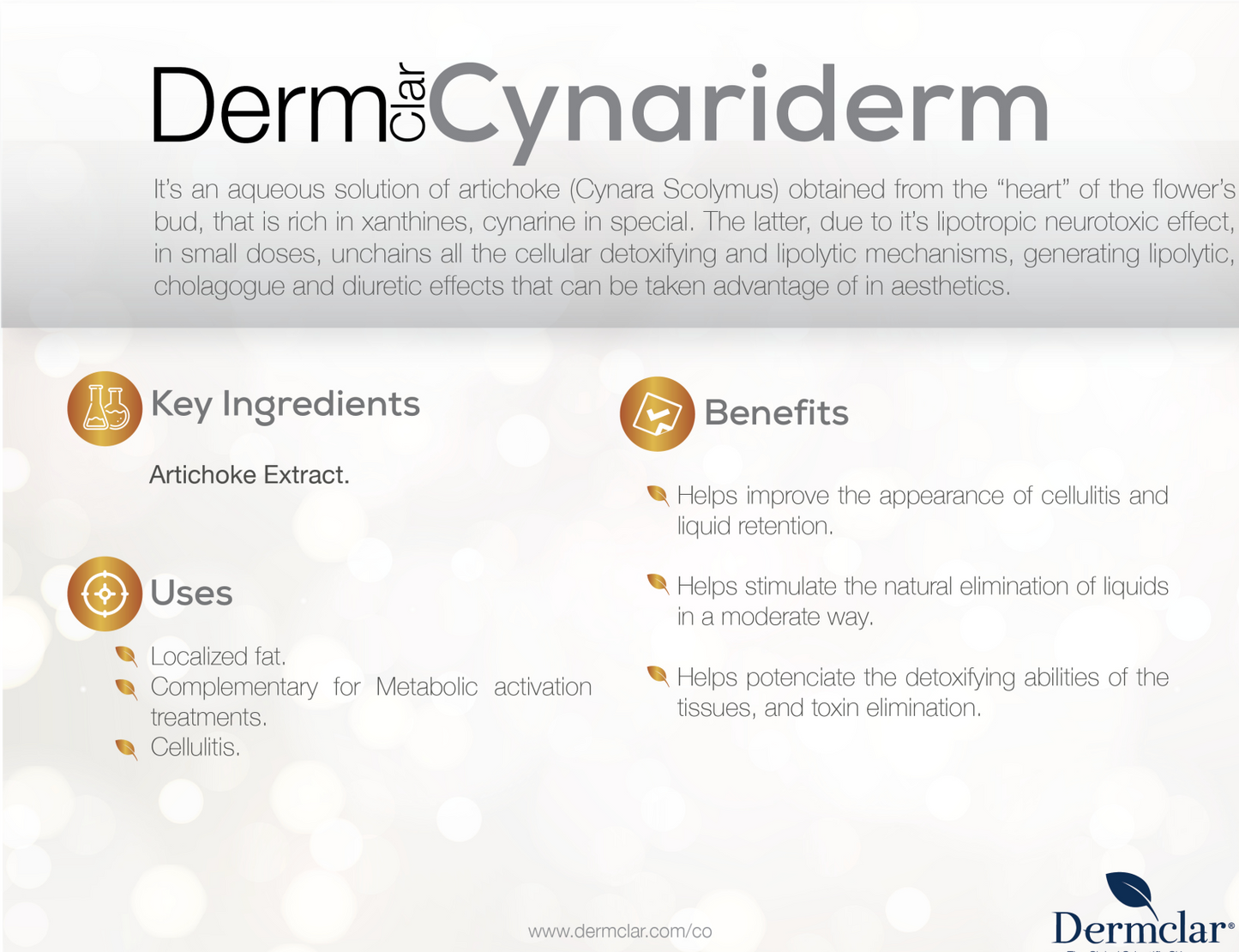 Body Serum Dermclar Cynariderm