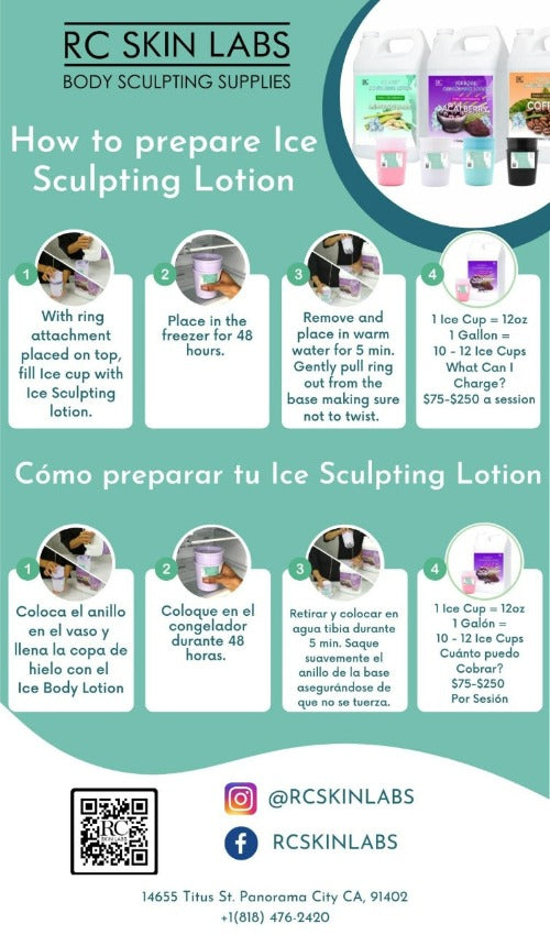 Ice Body Contouring Lotion (16oz)